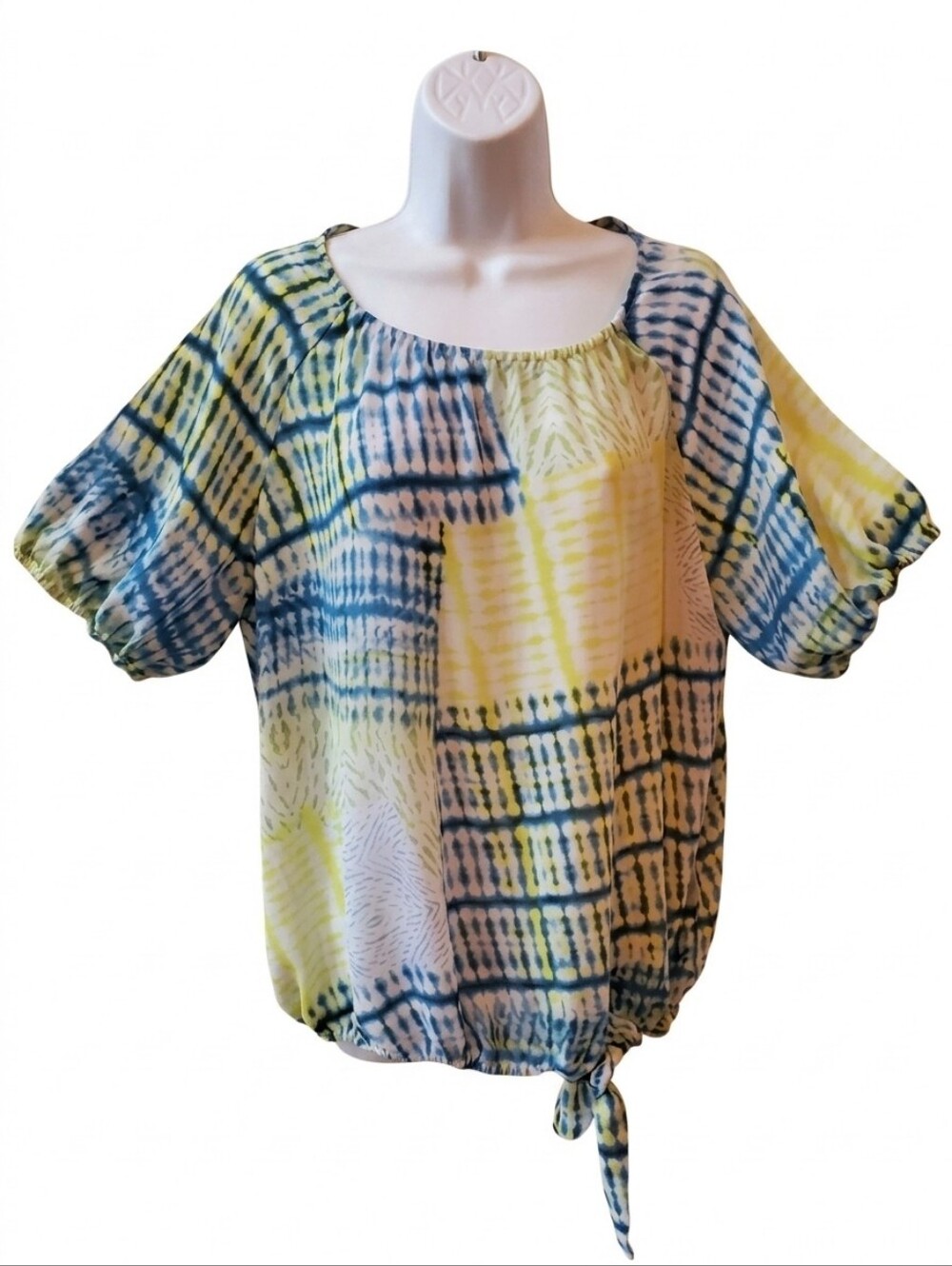Cooper & Ella - Airy Lightweight - Tie-Dye Blouse - Sz. L